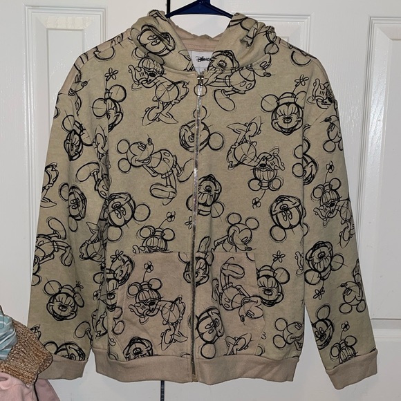 NEW Disney Mickey Mouse Zip Up Sweatshirt/Hoodie - Picture 1 of 5